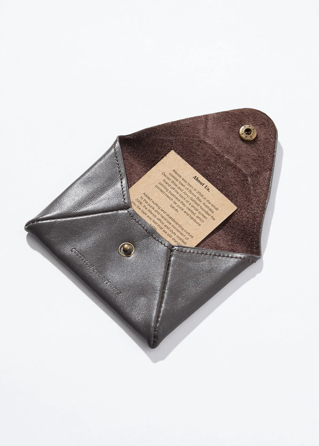 Afends Unisex Holdall - Leather Pouch Wallet