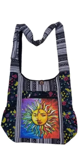 Bag - Cotton Sun Moon Mushroom