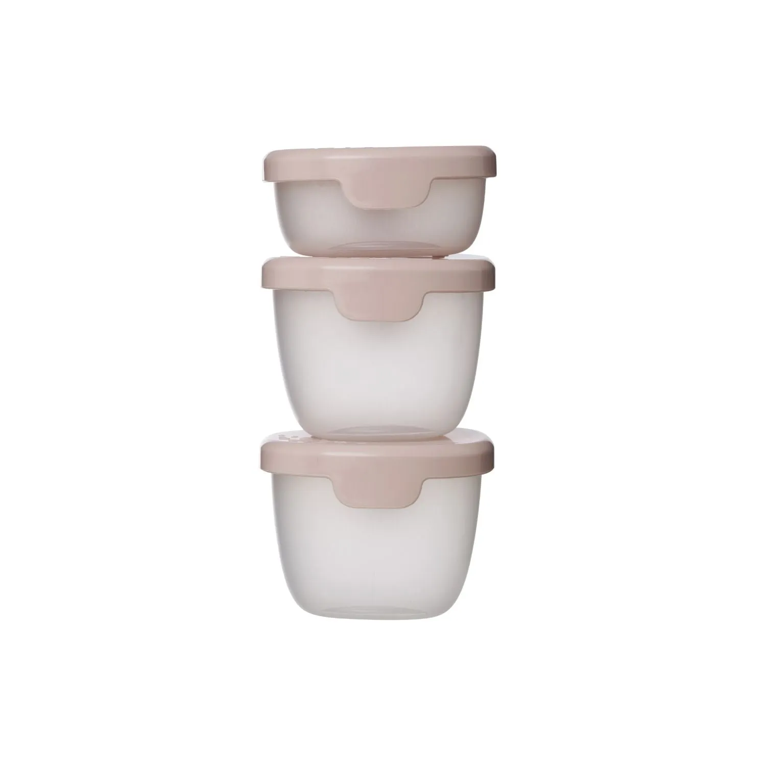b.box Portable Snack Tubs- Pack of 3- Berry Pink