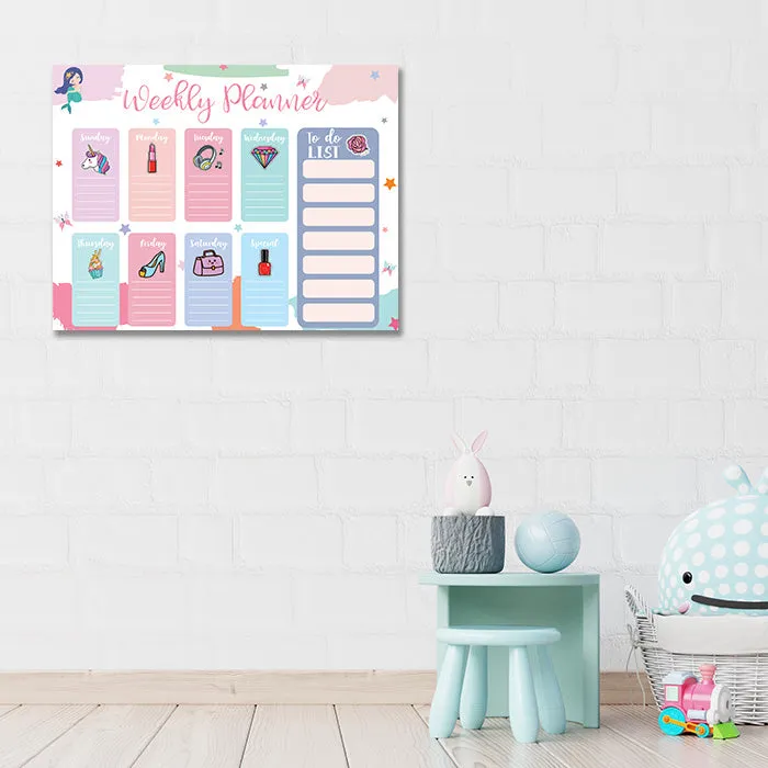 Kids Weekly Planner-Cute Icons