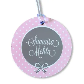 Luggage Tags - Little Lady (Round), Set of 2