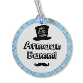 Luggage Tags - Little Man (Round), Set of 2