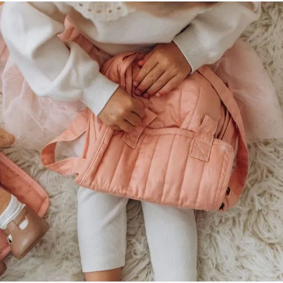 Olli Ella Carrie Convertible Changing Set- Rose
