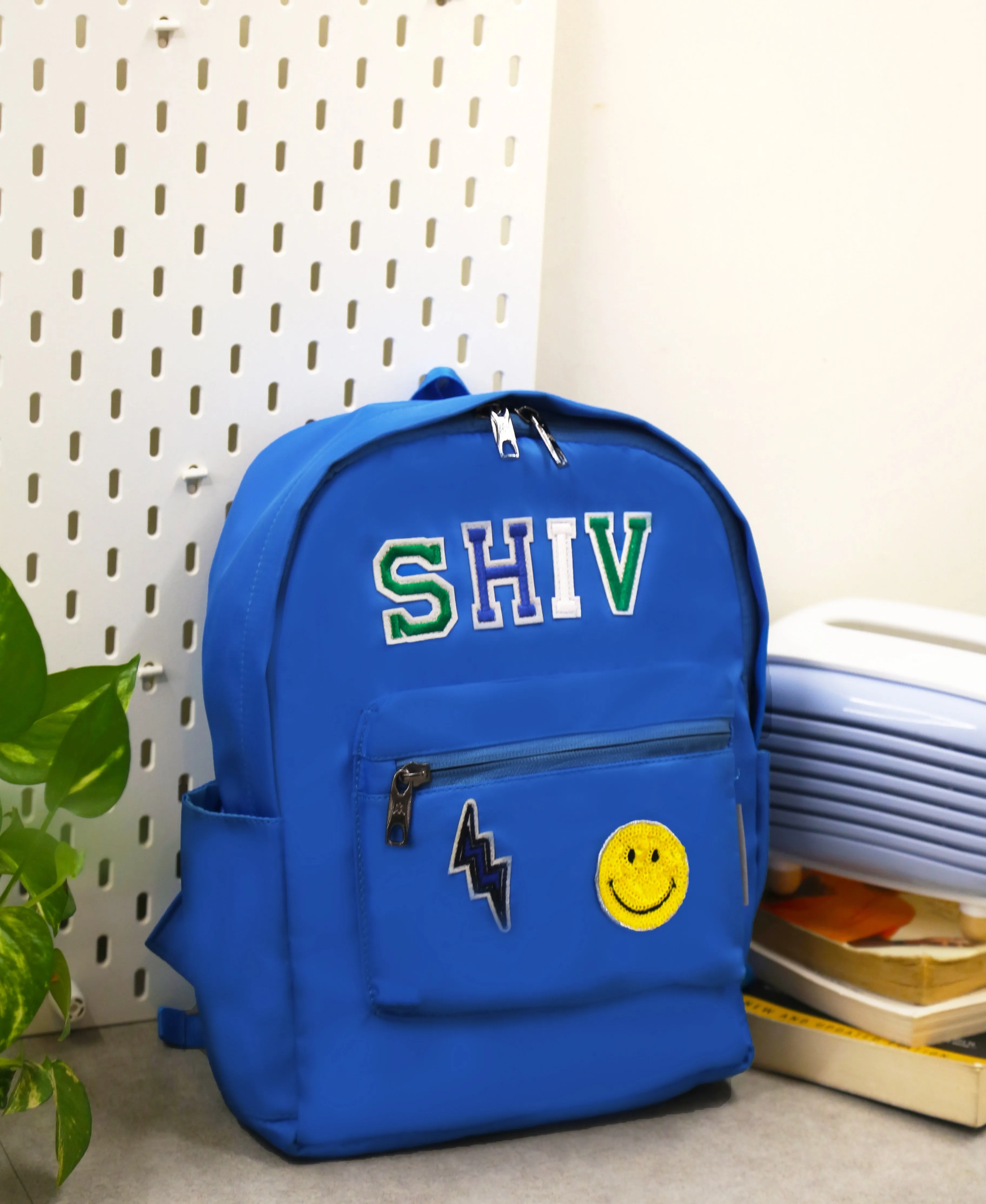 Personalised Kids Backpack- Electric Blue