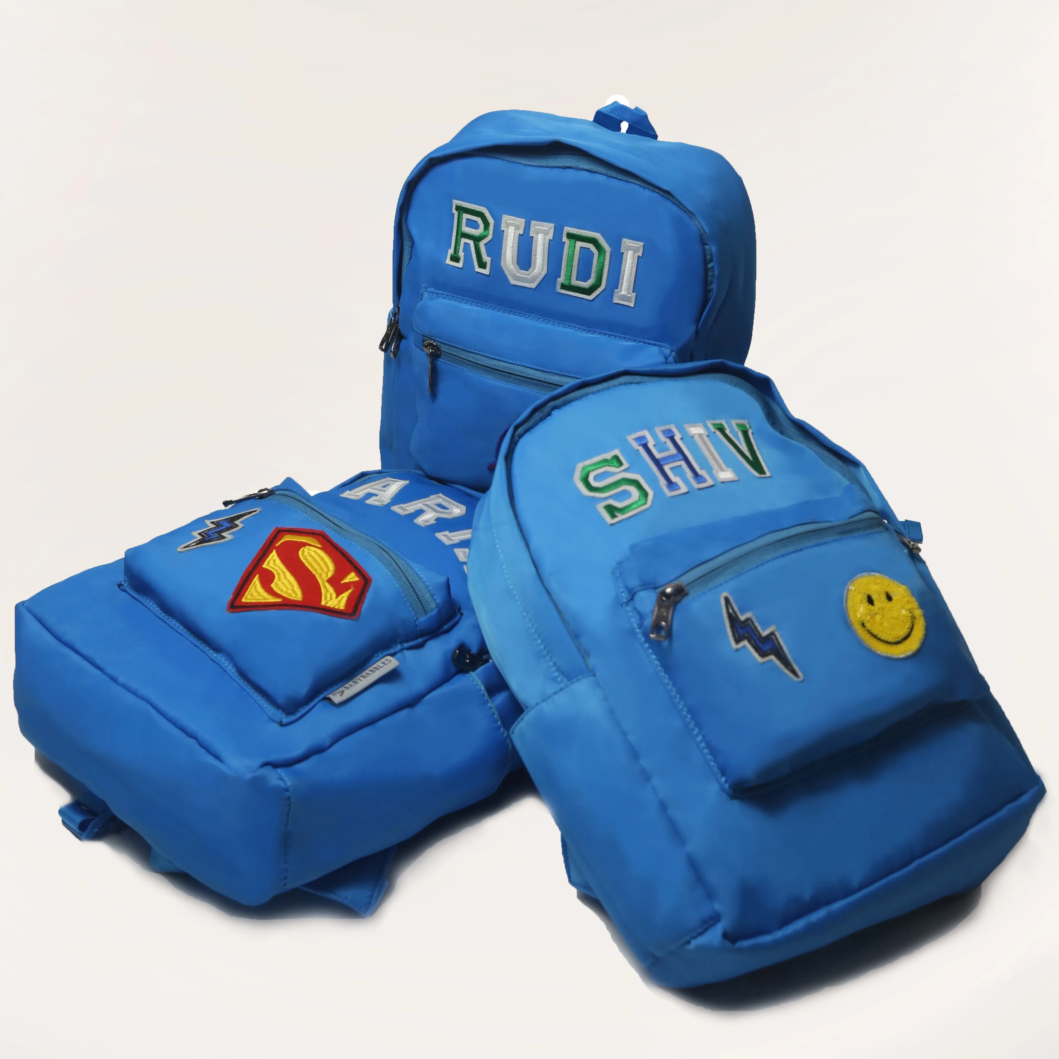 Personalised Kids Backpack- Electric Blue