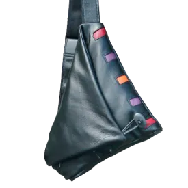 Piano Body Fold - Reversible Crossbody Messenger Bag