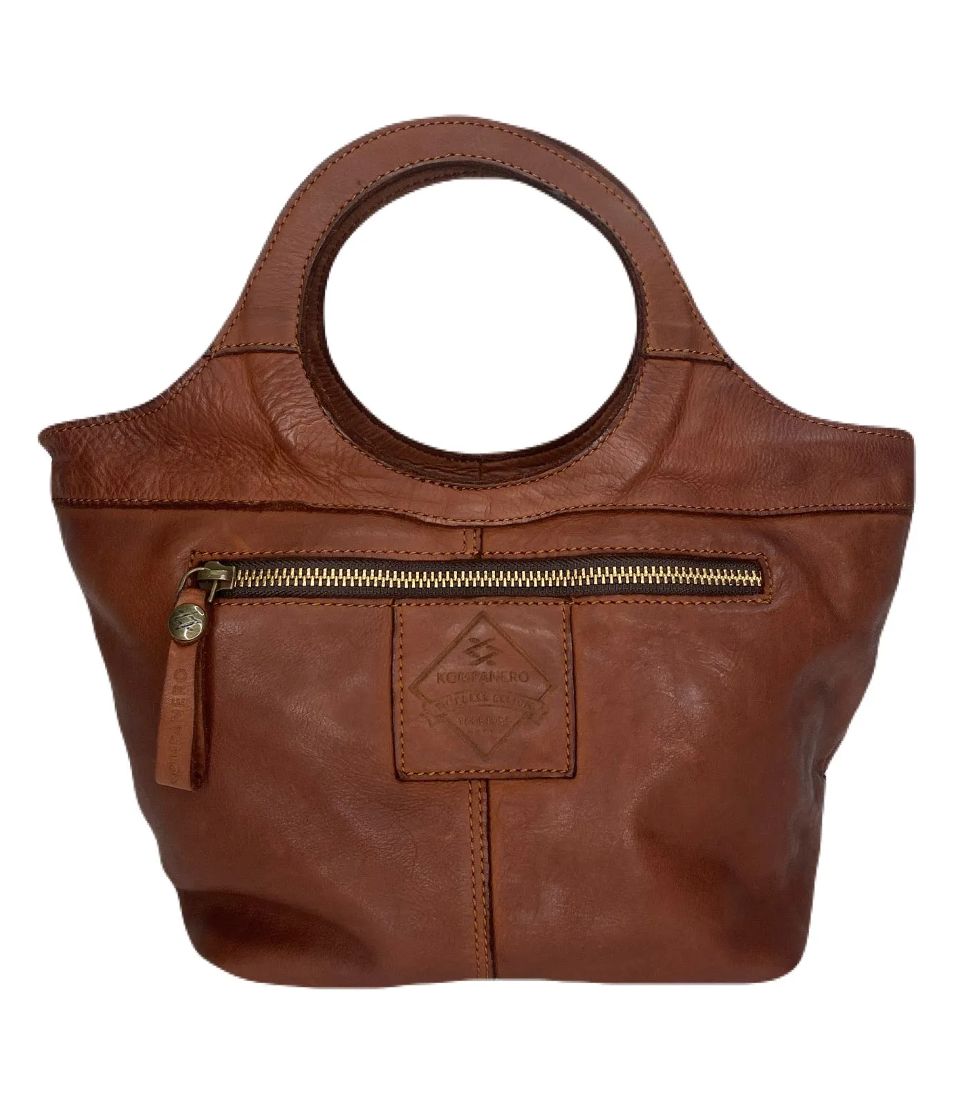 Riley Crossbody Bag - Cognac