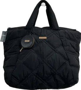 River Island Black Extra Large Puffer Tote Bag