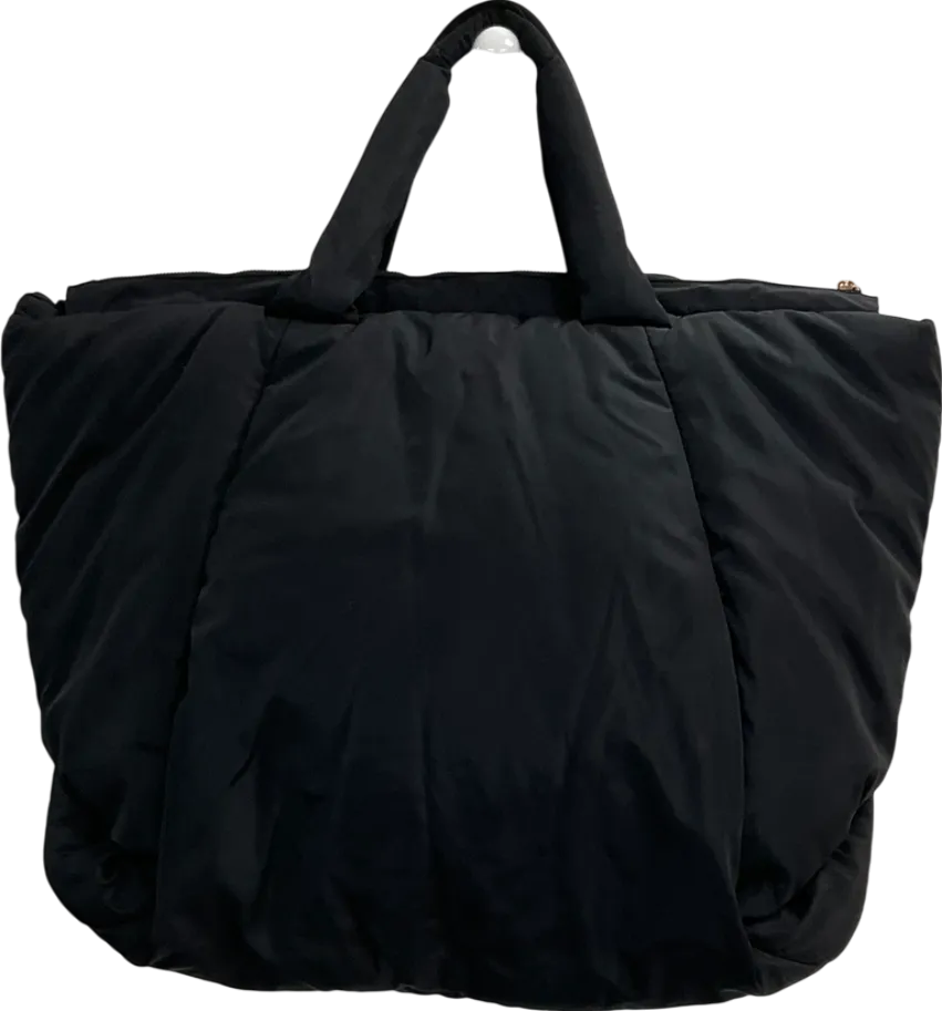 River Island Black Extra Large Puffer Tote Bag