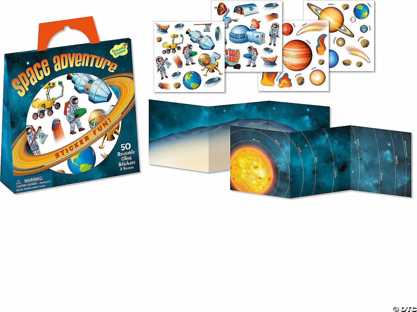 Space Adventure Reusable Sticker Tote