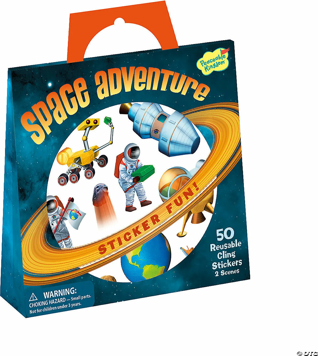 Space Adventure Reusable Sticker Tote
